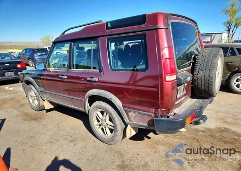 2002 Land Rover Discovery Ii Se from USA, damaged, VIN SALTW15452A750562